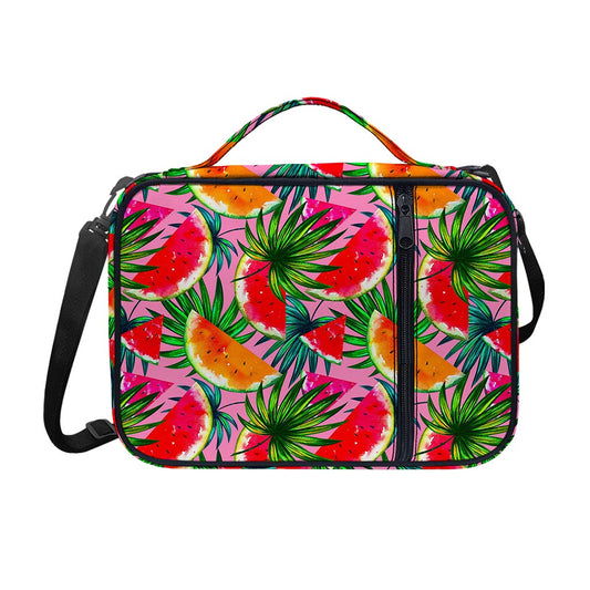 Colorful Leaf Watermelon Pattern Print Shoulder Strap Bible Bag