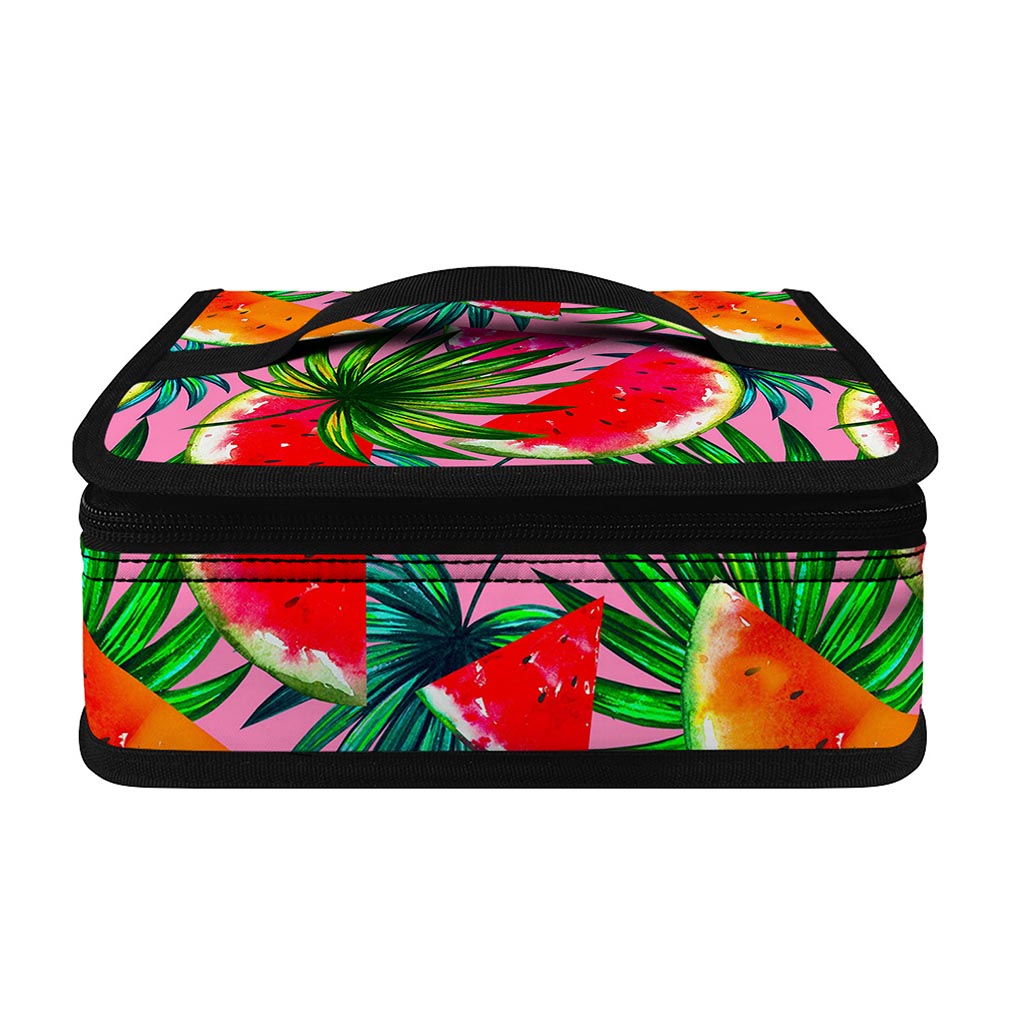 Colorful Leaf Watermelon Pattern Print Small Lunch Bag