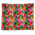 Colorful Leaf Watermelon Pattern Print Tapestry