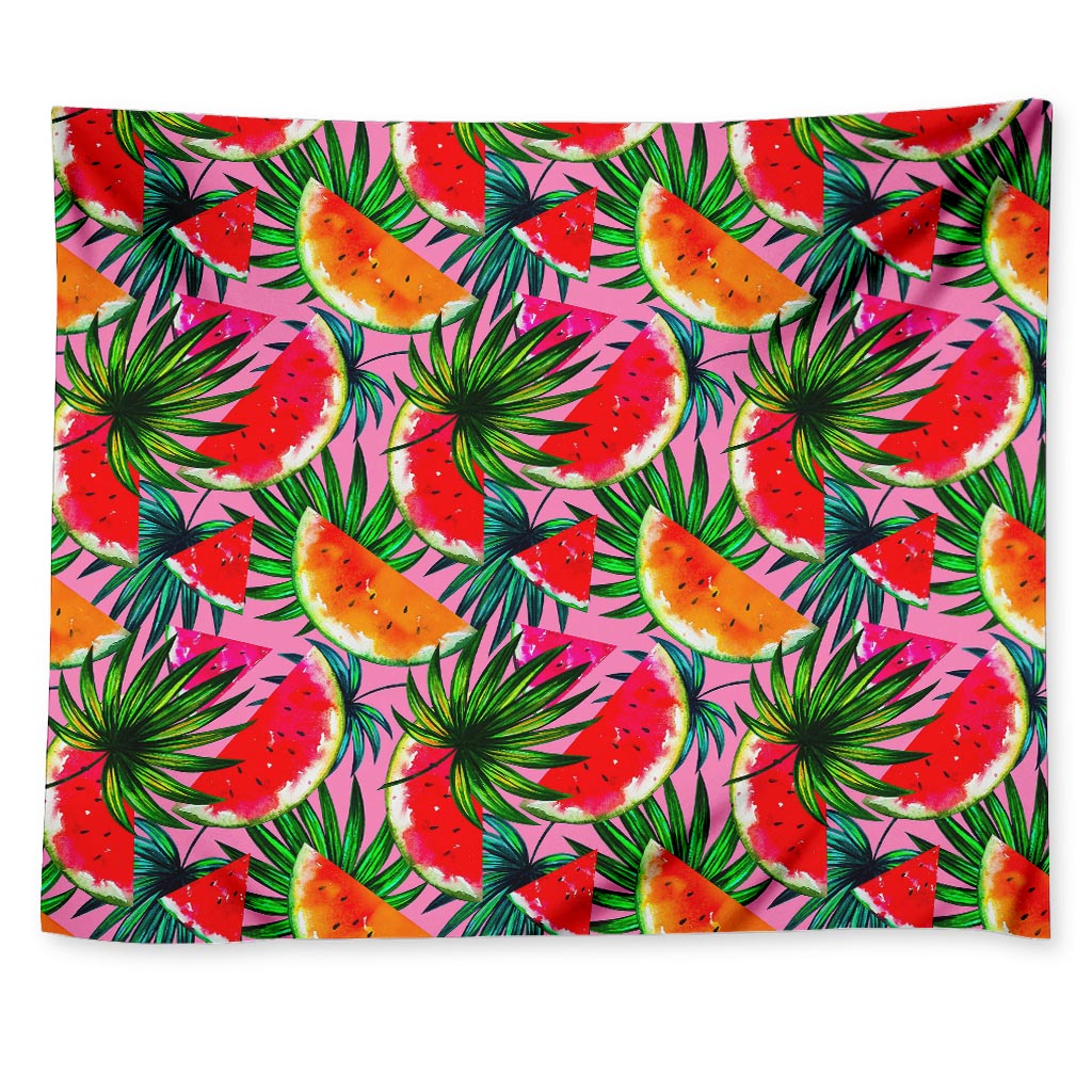 Colorful Leaf Watermelon Pattern Print Tapestry