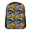 Colorful Leaves Tropical Pattern Print Casual Backpack