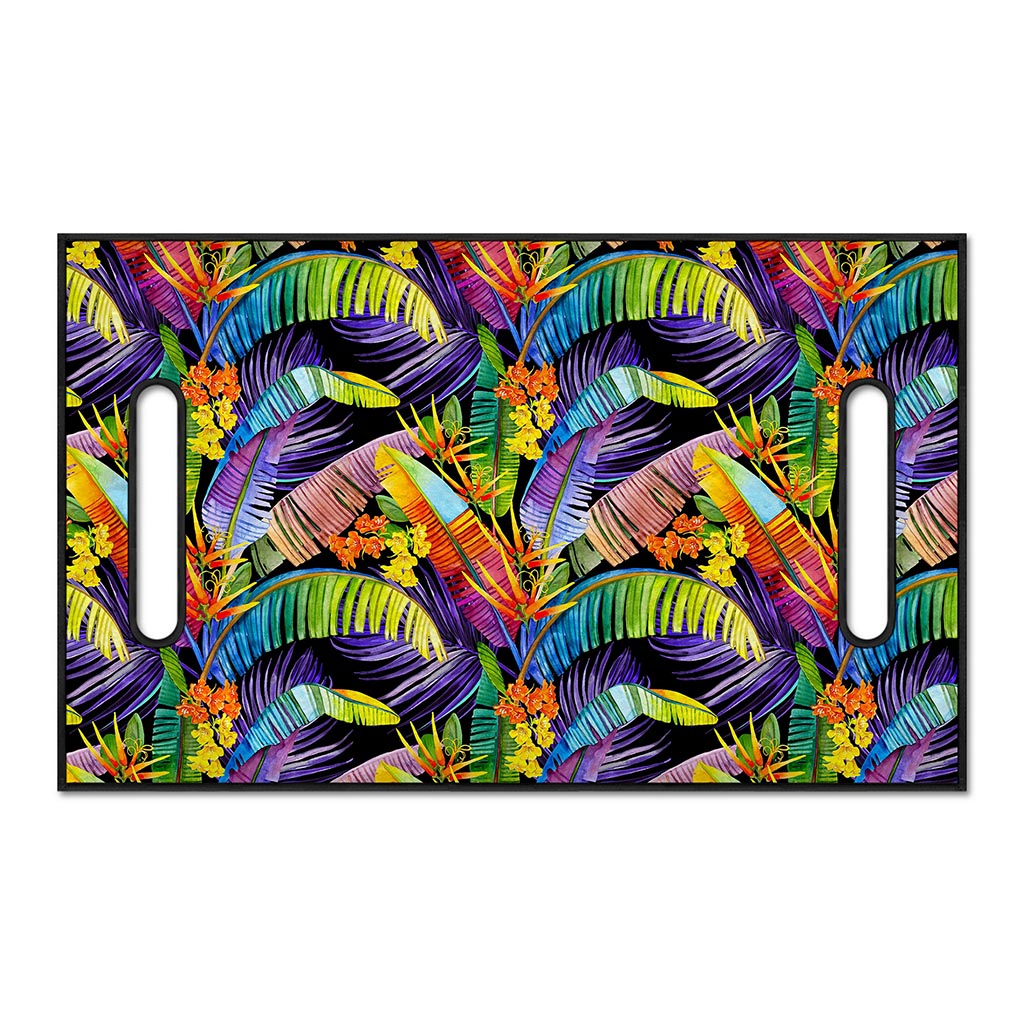 Colorful Leaves Tropical Pattern Print Golf Cart Seat Cover