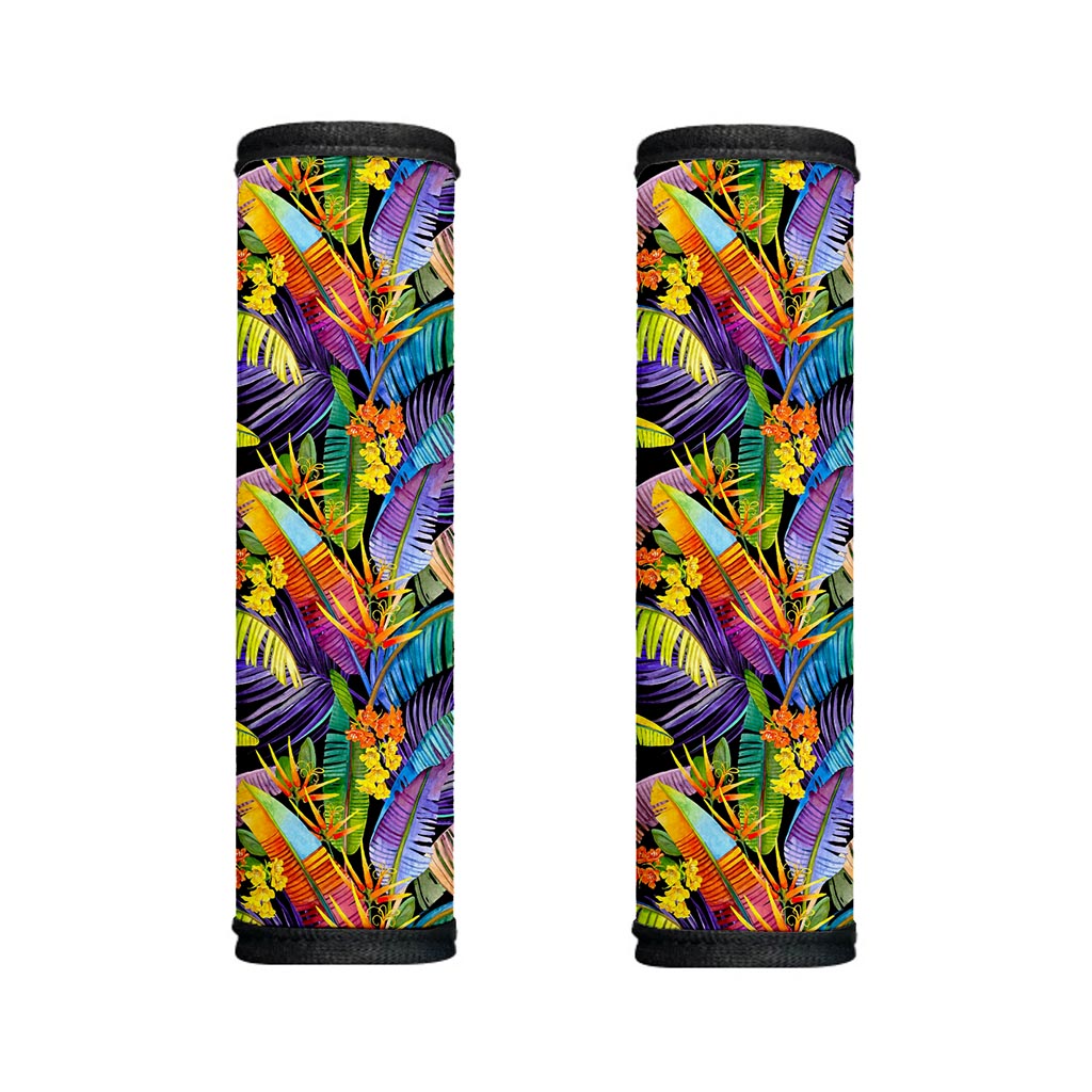 Colorful Leaves Tropical Pattern Print Handle Covers