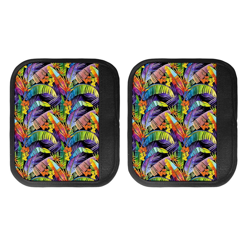 Colorful Leaves Tropical Pattern Print Handle Covers