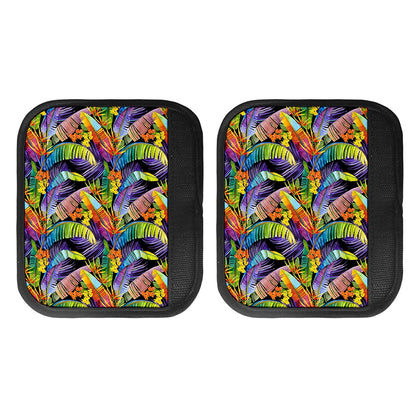 Colorful Leaves Tropical Pattern Print Handle Covers