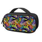 Colorful Leaves Tropical Pattern Print Insulin Cooler Travel Case