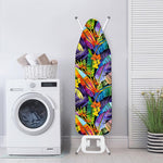 Colorful Leaves Tropical Pattern Print Ironing Board Cover