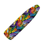 Colorful Leaves Tropical Pattern Print Ironing Board Cover