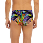 Colorful Leaves Tropical Pattern Print Men's Briefs