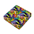 Colorful Leaves Tropical Pattern Print Outdoor Seat Cushion Cover