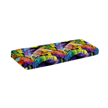 Colorful Leaves Tropical Pattern Print Piano Keyboard Cover