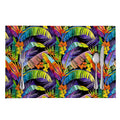 Colorful Leaves Tropical Pattern Print Placemat
