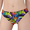 Colorful Leaves Tropical Pattern Print Women's Panties