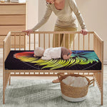 Colorful Leo Sign Print Baby Crib Sheet