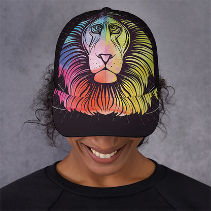 Colorful Leo Sign Print Baseball Cap