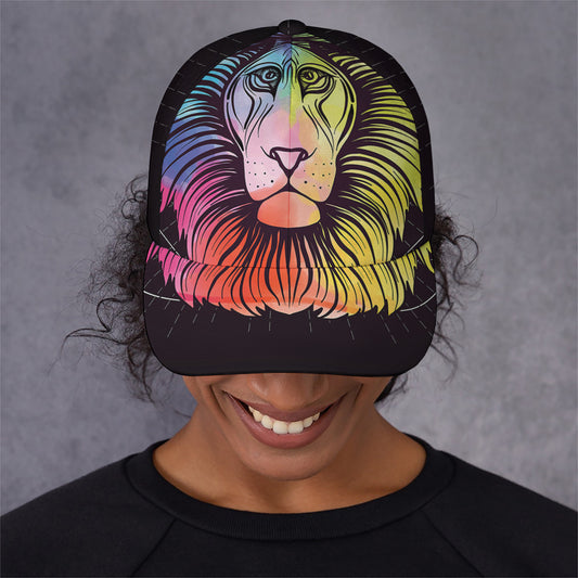 Colorful Leo Sign Print Baseball Cap