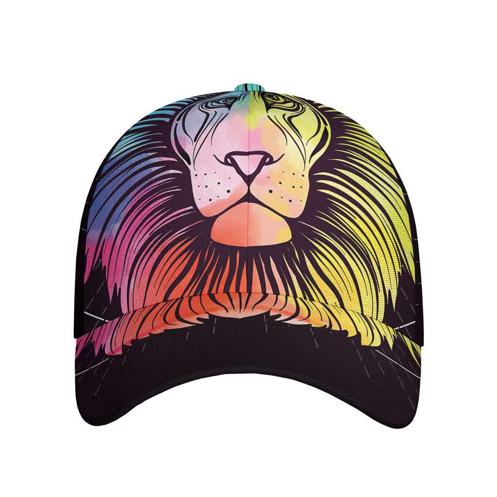 Colorful Leo Sign Print Baseball Cap