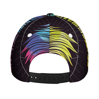 Colorful Leo Sign Print Baseball Cap