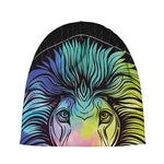 Colorful Leo Sign Print Beanie