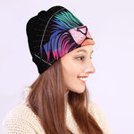 Colorful Leo Sign Print Beanie