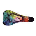 Colorful Leo Sign Print Bicycle Seat Cover