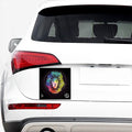 Colorful Leo Sign Print Car Sticker