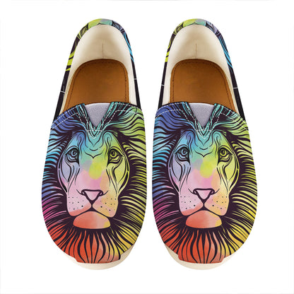 Colorful Leo Sign Print Casual Shoes