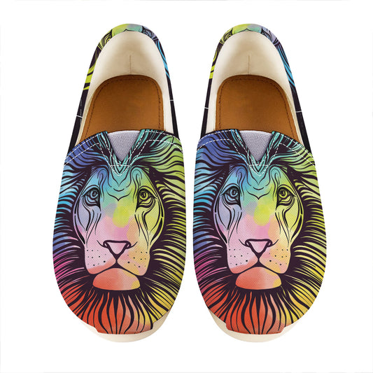Colorful Leo Sign Print Casual Shoes