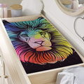 Colorful Leo Sign Print Changing Pad Cover