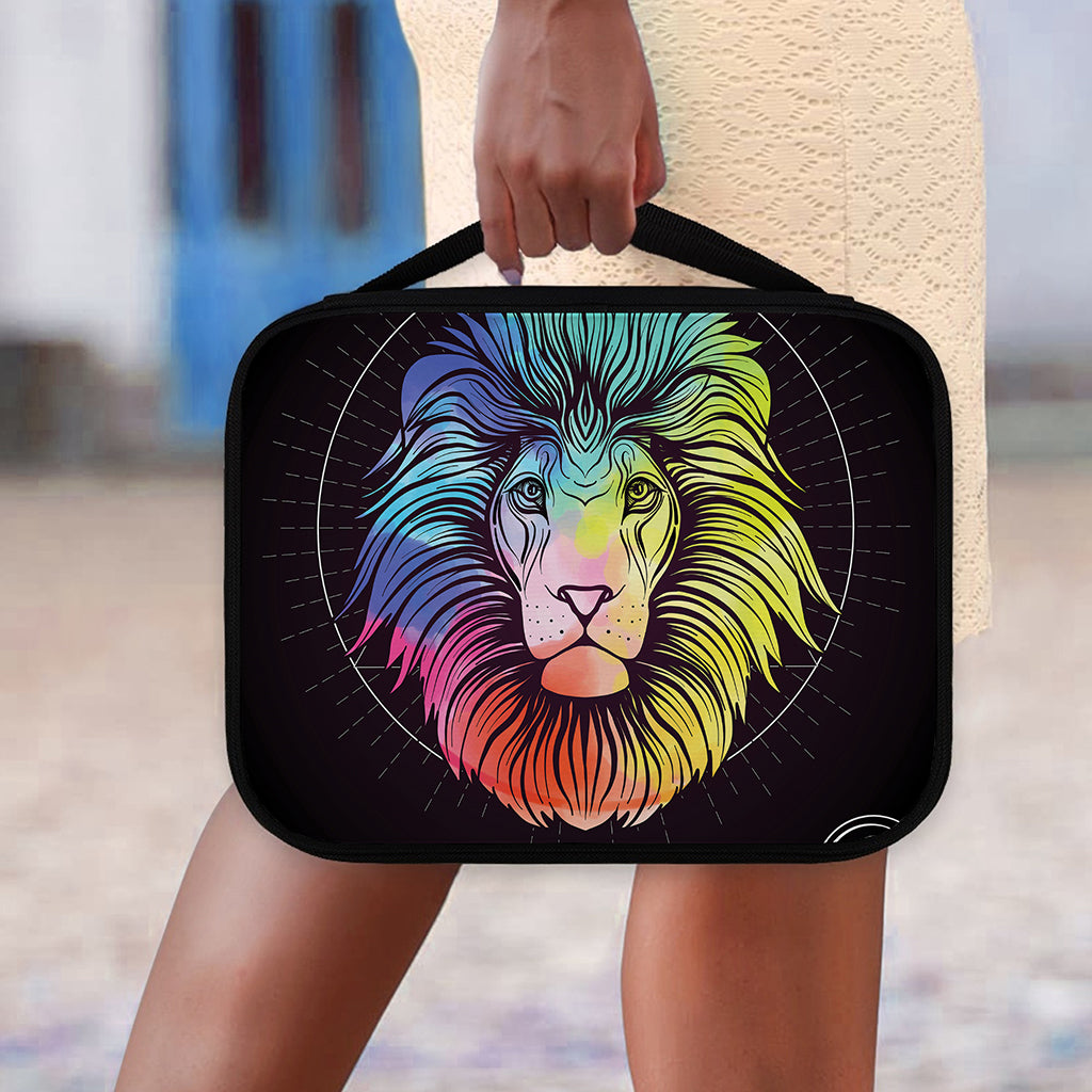 Colorful Leo Sign Print Classic Bible Case