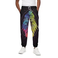 Colorful Leo Sign Print Cotton Sweatpants