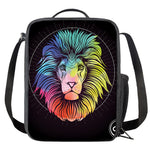 Colorful Leo Sign Print Crossbody Lunch Bag