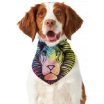 Colorful Leo Sign Print Dog Bandana