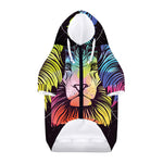 Colorful Leo Sign Print Dog Zip Up Hoodie