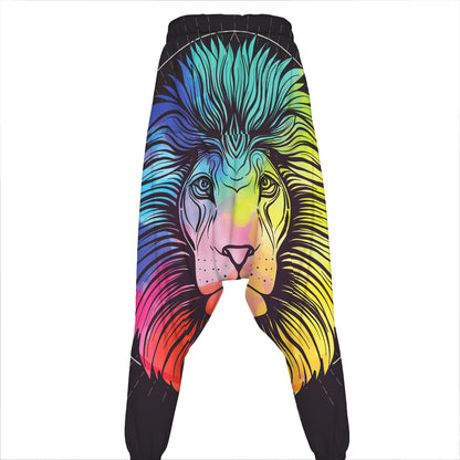 Colorful Leo Sign Print Hammer Pants