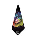 Colorful Leo Sign Print Hand Towel