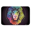 Colorful Leo Sign Print Indoor Door Mat