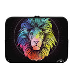 Colorful Leo Sign Print Laptop Sleeve