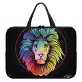 Colorful Leo Sign Print Laptop Sleeve With Handle