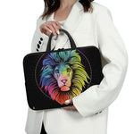 Colorful Leo Sign Print Laptop Sleeve With Handle