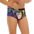 Colorful Leo Sign Print Men's Briefs