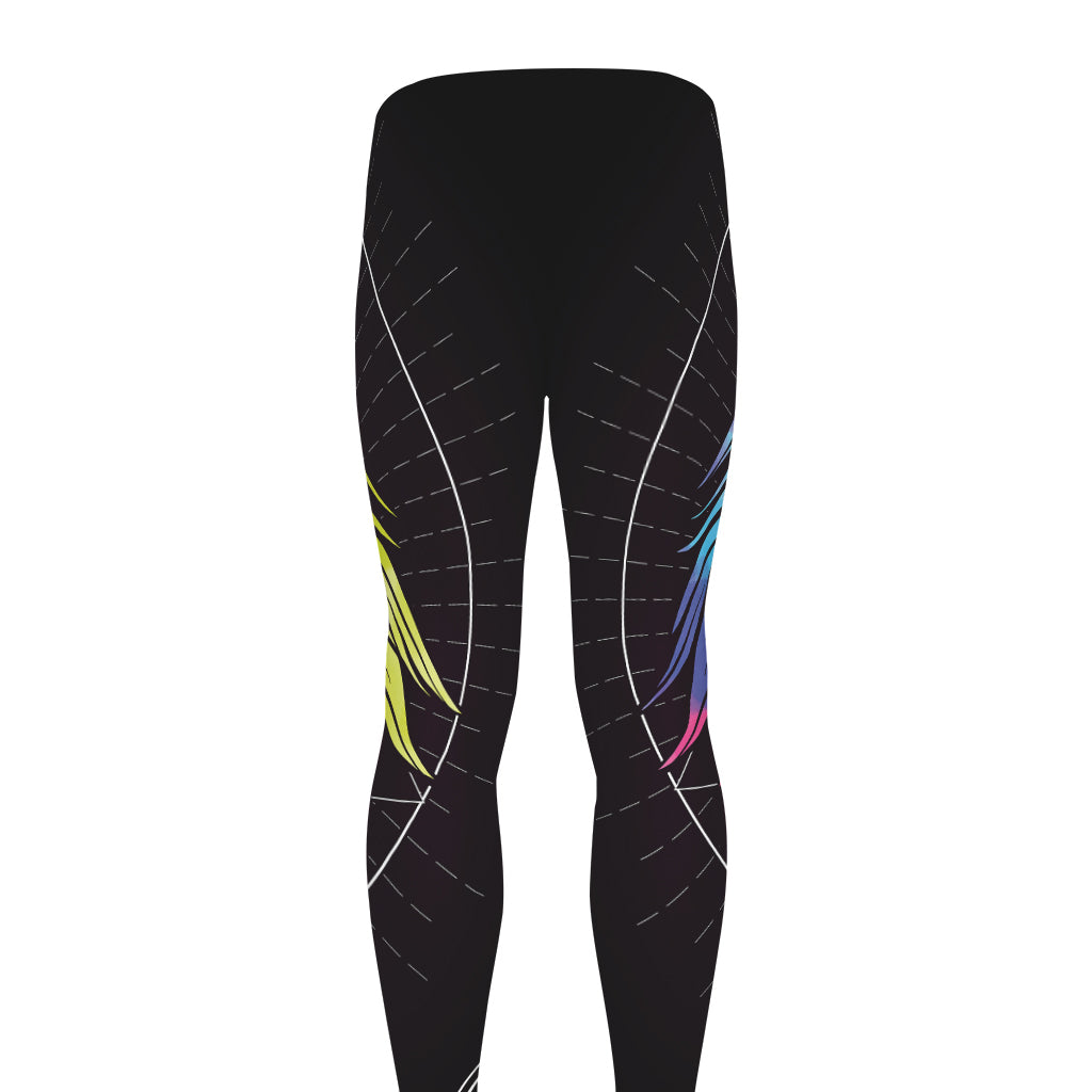 Colorful Leo Sign Print Men's leggings