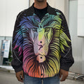 Colorful Leo Sign Print Men's Shirt Jacket