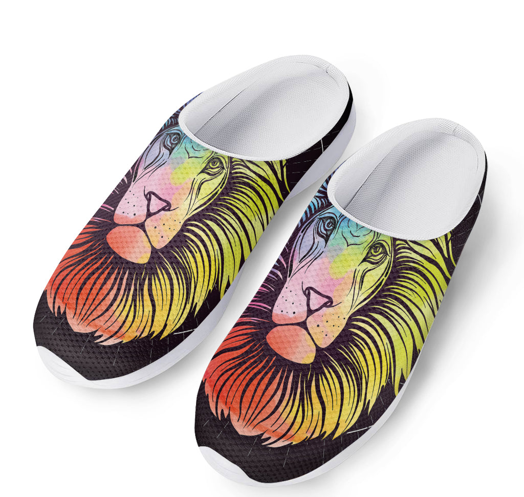 Colorful Leo Sign Print Mesh Casual Shoes
