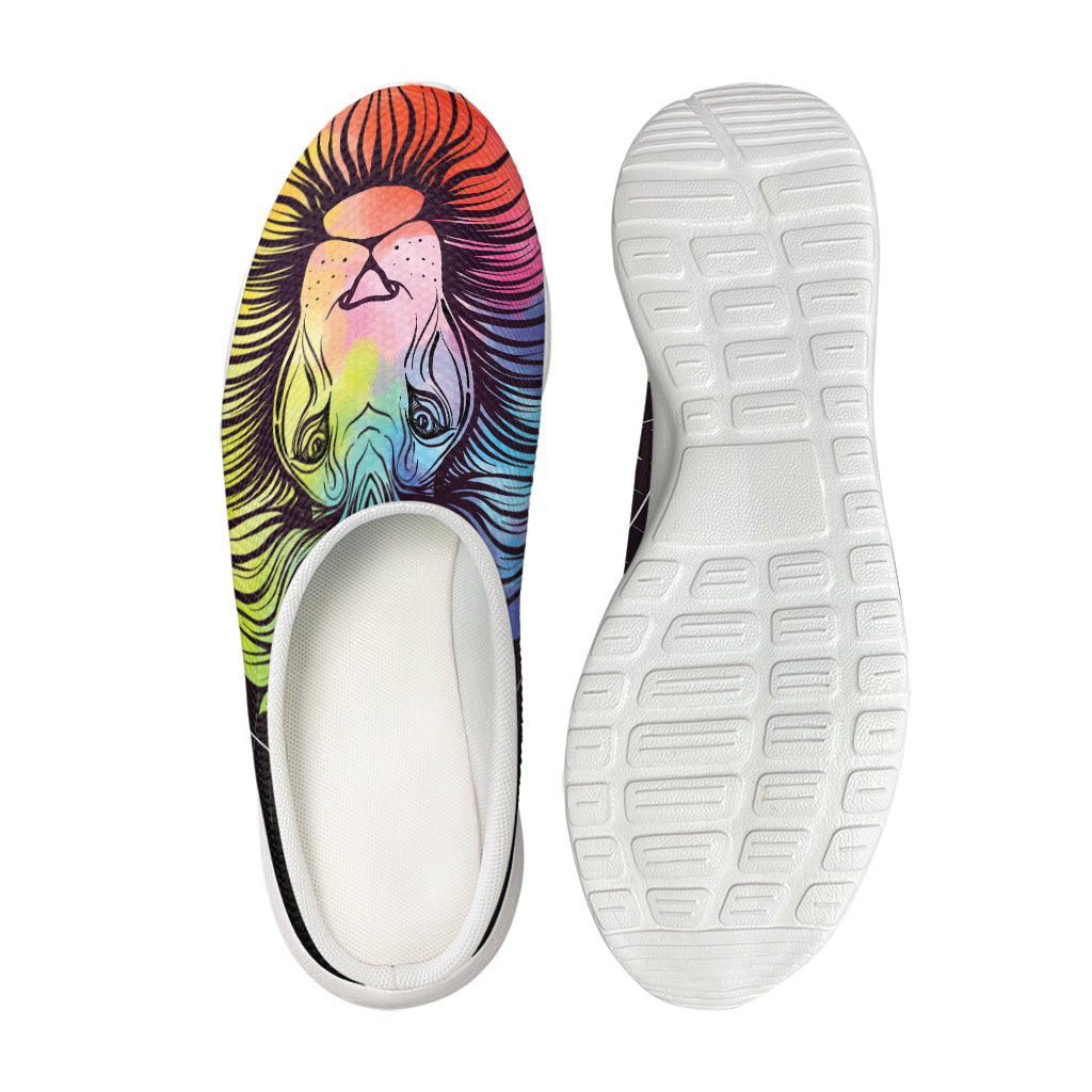 Colorful Leo Sign Print Mesh Casual Shoes