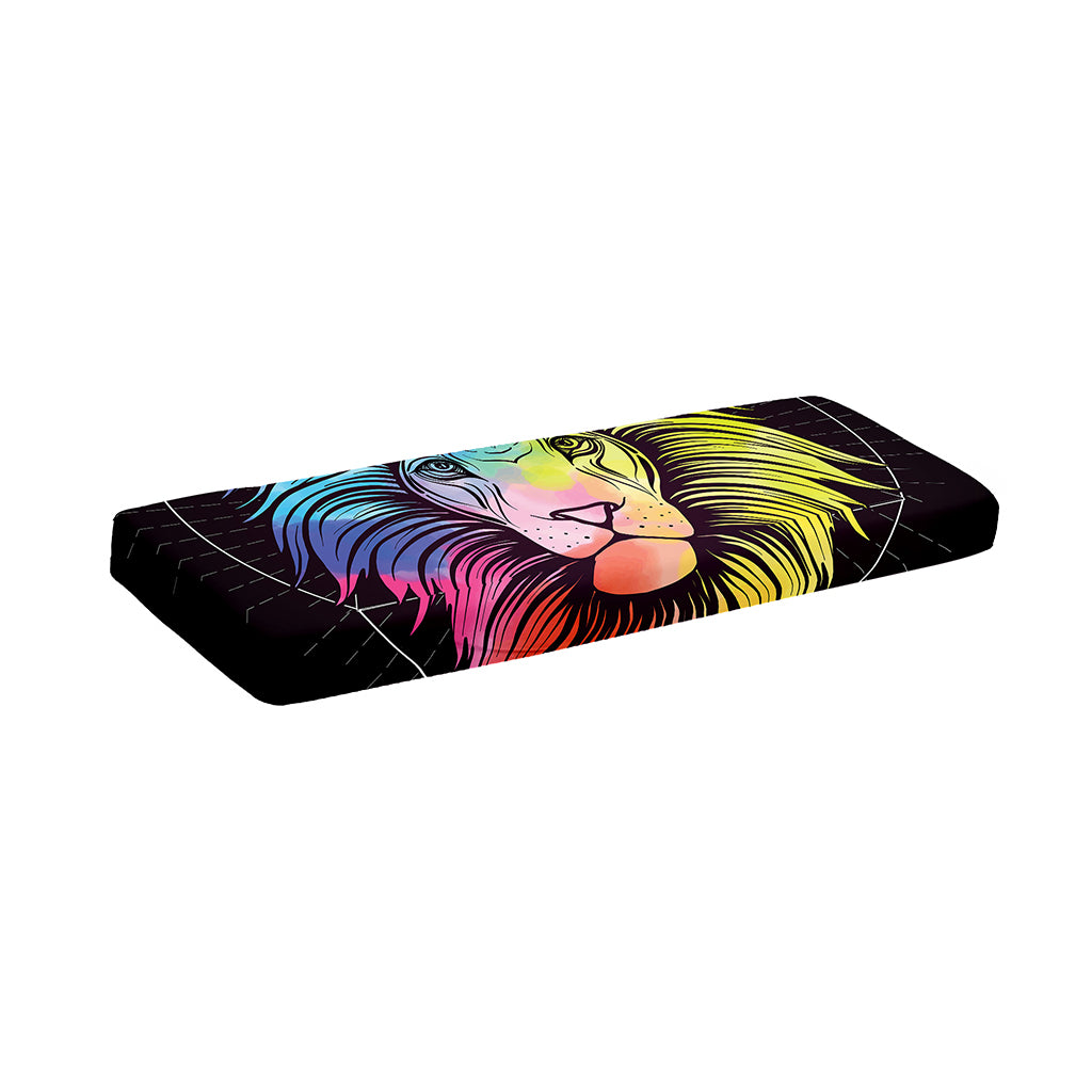 Colorful Leo Sign Print Piano Keyboard Cover