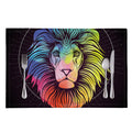 Colorful Leo Sign Print Placemat
