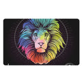 Colorful Leo Sign Print Polyester Doormat