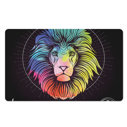 Colorful Leo Sign Print Polyester Doormat