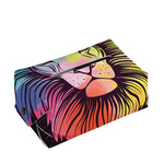 Colorful Leo Sign Print Rectangle Tissue Box Cover